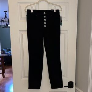 Kut from the Kloth Black Straight Leg Jeans